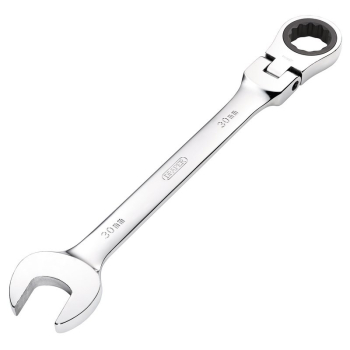 Draper 8230FMMB Draper HI-TORQ® Metric Flexible Head Ratcheting Combination Spanner, 30mm - Code: 52027 - Pack Qty 1