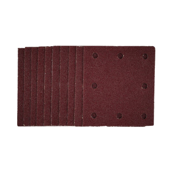 Draper SSA1 1/4 Sanding Sheets with Hook and Loop, 115 x 105mm, 40 Grit (Pack of 10) - Code: 52388 - Pack Qty 1