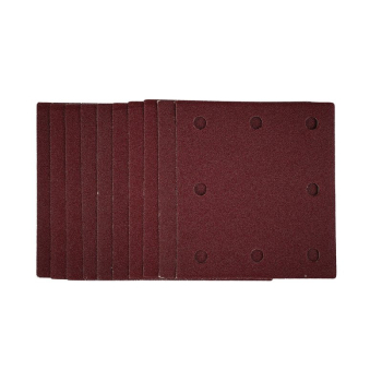 Draper SSA1 1/4 Sanding Sheets with Hook and Loop, 115 x 105mm, 80 Grit (Pack of 10) - Code: 52390 - Pack Qty 1