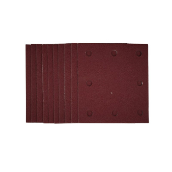 Draper SSA1 1/4 Sanding Sheets with Hook and Loop, 115 x 105mm, 120 Grit (Pack of 10) - Code: 52391 - Pack Qty 1