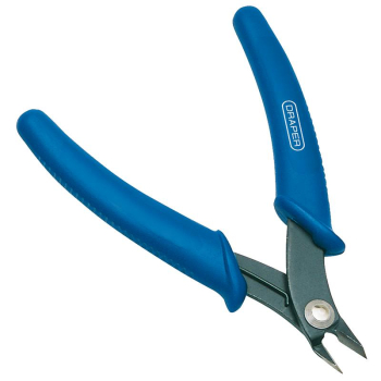 Draper 32A Thin Jaw Electronics Nippers, 130mm - Code: 52590 - Pack Qty 1
