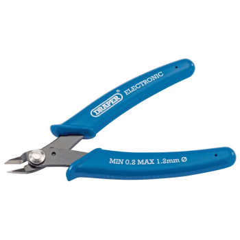 Draper 32A Thin Jaw Electronics Nippers, 130mm - Code: 52590 - Pack Qty 1