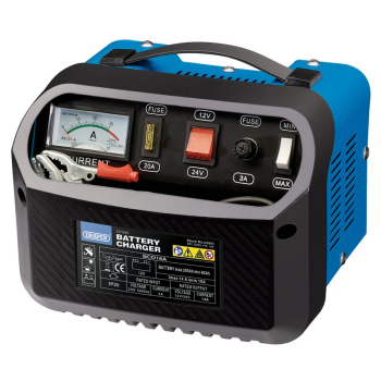 Draper BCD18A 12/24V Battery Charger, 10 - 14A - Code: 52965 - Pack Qty 1