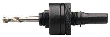 Draper HSA2 Locking Hex. Shank Holesaw Arbor with HSS Pilot Drill for Holesaws 32 - 210mm, 7/16 inch  Thread - Code: 52983 - Pack Qty 1