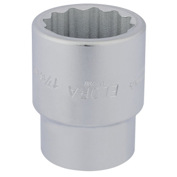 Draper 780A-1.7/16 Elora Bi-Hexagon Socket, 1 inch  Sq. Dr., 1.7/16 inch  - Code: 53045 - Pack Qty 1