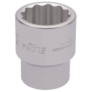 Draper 780-38 / 1.1/2 Elora Bi-Hexagon Socket, 1 inch  Sq. Dr., 1.1/2 inch  - Code: 53053 - Pack Qty 1