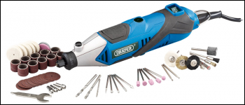 DRAPER 135W 230V Multi Tool with 56 Piece Accessory Kit - Pack Qty 1 - Code: 53106