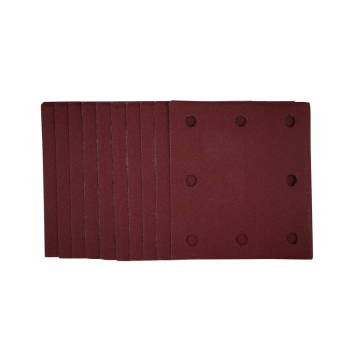 Draper SSA1 1/4 Sanding Sheets with Hook and Loop, 115 x 105mm, 240 Grit (Pack of 10) - Code: 53118 - Pack Qty 1