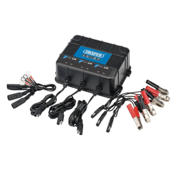 Draper BCPB32 6/12V 3 Bank Charger Station - Code: 53172 - Pack Qty 1