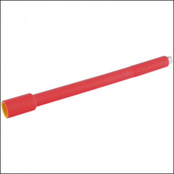 Draper D-EXT-VDE VDE Approved Fully Insulated Extension Bar, 3/8 inch  Sq. Dr., 250mm - Code: 53209 - Pack Qty 1
