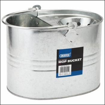 Draper GMB Galvanised Mop Bucket, 9L - Code: 53245 - Pack Qty 1