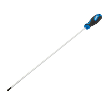 Draper 865/PH Extra Long Reach Soft Grip Cross Slot Screwdriver, No.2 x 450mm - Code: 53502 - Pack Qty 1
