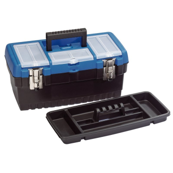 Draper TB413 Tool Organiser Box with Tote Tray, 413mm - Discontinued - Code: 53878 - Pack Qty 1