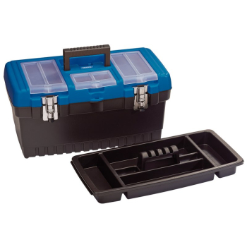 Draper TB486 Tool/Organiser Box with Tote Tray, 486mm - Discontinued - Code: 53880 - Pack Qty 1