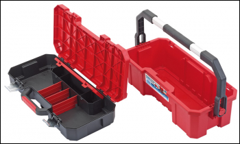 DRAPER Heavy Duty Tool Box with Removable Organiser (610mm) - Pack Qty 1 - Code: 53890