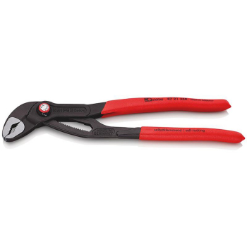 Draper 87 21 250 SB KNIPEX 87 21 250 SB Cobra® QuickSet High-Tech Water Pump Pliers, 250mm - Code: 53952 - Pack Qty 1