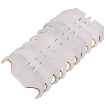 Draper TKPG/10H Draper Expert Two Notch Hooked Trimming Knife Blades (Pack of 10) - Code: 54225 - Pack Qty 1