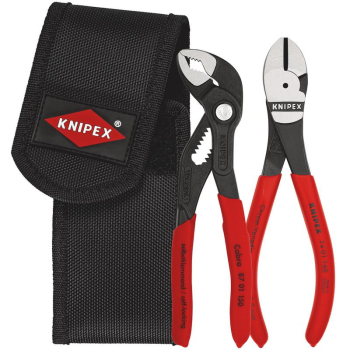 Draper 00 20 72 V02 KNIPEX 00 20 72 V02 Mini Pliers Set In Belt Tool Pouch - Code: 54230 - Pack Qty 1