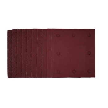 Draper SSA1 1/4 Sanding Sheets with Hook and Loop, 115 x 105mm, Assorted Grit (Pack of 10) - Code: 54347 - Pack Qty 1