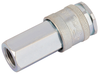 Draper AC71CF BULK 1/4 inch  BSP Parallel Euro Coupling Female Thread (Sold Loose) - Code: 54407 - Pack Qty 1