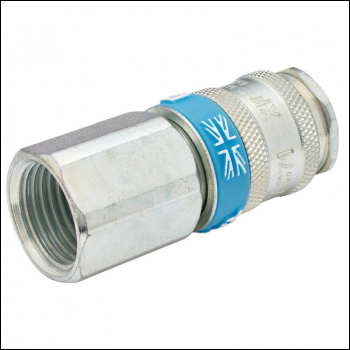 Draper AC71JF BULK 1/2 inch  BSP Parallel Euro Coupling Female Thread (Sold Loose) - Code: 54409 - Pack Qty 1