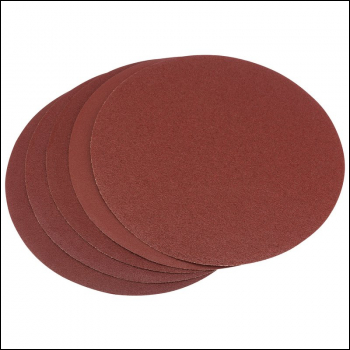 Draper SD8C Assorted Self-Adhesive Aluminium Oxide Sanding Discs, 200mm (Pack of 5) - Code: 54665 - Pack Qty 1