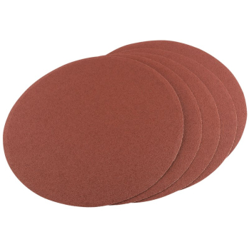 Draper SD8C Self-Adhesive Aluminium Oxide Sanding Discs, 200mm, 80 Grit (Pack of 5) - Code: 54667 - Pack Qty 1