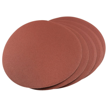 Draper SD8C Self-Adhesive Aluminium Oxide Sanding Discs, 200mm, 100 Grit (Pack of 5) - Code: 54679 - Pack Qty 1