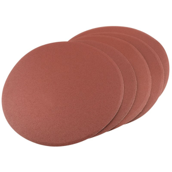 Draper SD8C Self-Adhesive Aluminium Oxide Sanding Discs, 200mm, 120 Grit (Pack of 5) - Discontinued - Code: 54687 - Pack Qty 1
