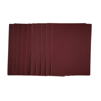 Draper SSA2 1/4 Sanding Sheets, 115 x 150mm, 120 Grit (Pack of 10) - Code: 54733 - Pack Qty 1