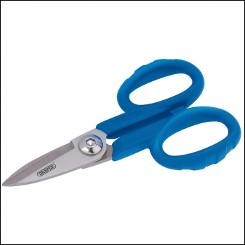 Draper ES1 Electricians Scissors, 140mm - Code: 54957 - Pack Qty 1