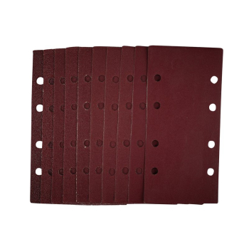 Draper SSA3 1/3 Sanding Sheets with Hook and Loop, 93 x 190mm, Assorted Grit (Pack of 10) - Code: 55066 - Pack Qty 1