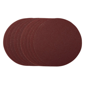 Draper SDHAL180 Sanding Discs, 180mm, Hook & Loop, 80 Grit, (Pack of 10) - Code: 55204 - Pack Qty 1
