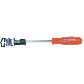 Draper 870 Plain Slot Flared Tip Mechanics Screwdriver, 8 x 150mm - Code: 55488 - Pack Qty 1