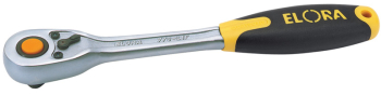 Draper 770-L1F Elora Quick Release Soft Grip Reversible Ratchet, 1/2 inch  Sq. Dr., 270mm - Code: 55536 - Pack Qty 1