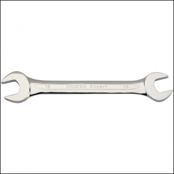 Draper 5055MM Open End Spanner, 18 x 19mm - Code: 55719 - Pack Qty 1