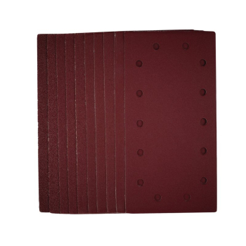 Draper SSA5 1/2 Sanding Sheets with Hook and Loop, 115 x 230mm, Assorted Grit (Pack of 10) - Code: 55866 - Pack Qty 1