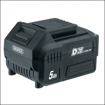 Draper D20B5.0AH D20 20V Li-ion Battery, 5.0Ah - Code: 55907 - Pack Qty 1