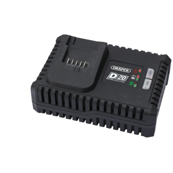 Draper D20BCF D20 20V Li-ion Fast Battery Charger, 4A - Code: 55913 - Pack Qty 1