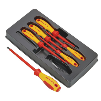 Draper 00 20 12 V01 KNIPEX 00 20 12 V01 Screwdriver Set (6 Pieces) - Code: 56068 - Pack Qty 1