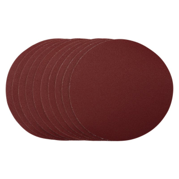 Draper SDHAL180 Sanding Discs, 180mm, Hook & Loop, 120 Grit, (Pack of 10) - Code: 56180 - Pack Qty 1