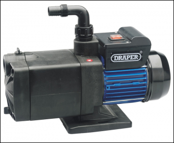 DRAPER 100L/Min Multistage Surface Mounted Water Pump (1000W) - Pack Qty 1 - Code: 56227
