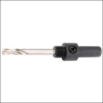 Draper HSA3 Hex. Shank Holesaw Arbor with HSS Pilot Drill for 14 - 30mm Holesaws, 7/16 inch  Thread - Code: 56387 - Pack Qty 1