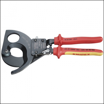 Draper 95 36 250 Knipex 95 36 250 VDE Heavy Duty Cable Cutter, 250mm - Code: 57677 - Pack Qty 1