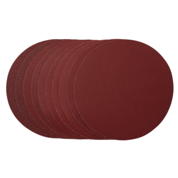Draper SDHAL180 Sanding Discs, 180mm, Hook & Loop, Assorted Grit, (Pack of 10) - Code: 58110 - Pack Qty 1
