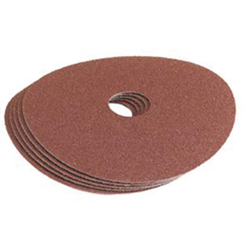 Draper APT10 Aluminium Oxide Sanding Disc, 115mm, 80 Grit (Pack of 5) - Code: 58618 - Pack Qty 1