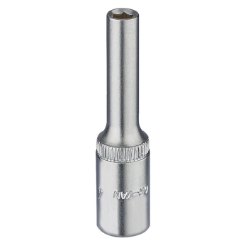 Draper 1455-T  4 Elora Deep Socket, 1/4 inch  Sq. Dr., 4mm - Code: 58721 - Pack Qty 1