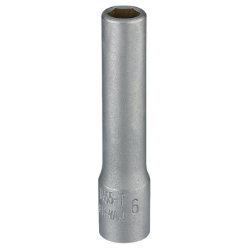 Draper 1455-T  6 Elora Deep Socket, 1/4 inch  Sq. Dr., 6mm - Code: 58726 - Pack Qty 1