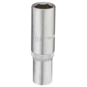 Draper 1455-T 10 Elora Deep Socket, 1/4 inch  Sq. Dr., 10mm - Code: 58730 - Pack Qty 1