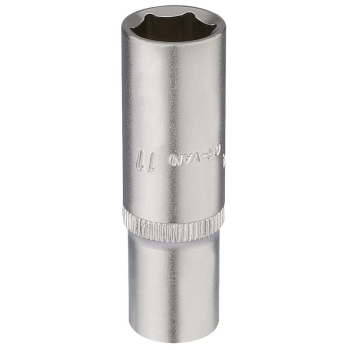 Draper 1455-T 11 Elora Deep Socket, 1/4 inch  Sq. Dr., 11mm - Code: 58731 - Pack Qty 1